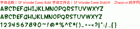 查看字体及作者详细介绍