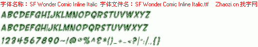 查看字体及作者详细介绍