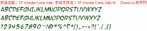 查看字体及作者详细介绍