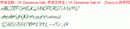 查看字体及作者详细介绍