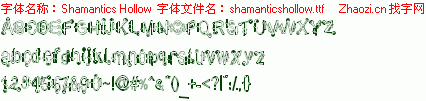 查看字体及作者详细介绍