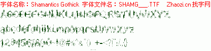 查看字体及作者详细介绍