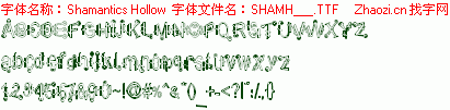 查看字体及作者详细介绍
