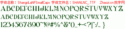 查看字体及作者详细介绍