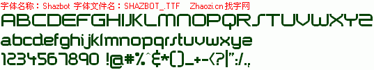 查看字体及作者详细介绍