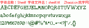 查看字体及作者详细介绍
