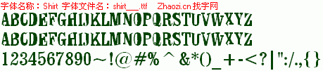 查看字体及作者详细介绍