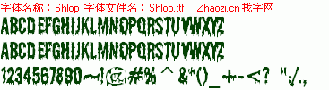 查看字体及作者详细介绍