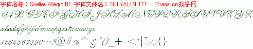 查看字体及作者详细介绍