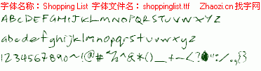查看字体及作者详细介绍