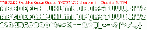 查看字体及作者详细介绍