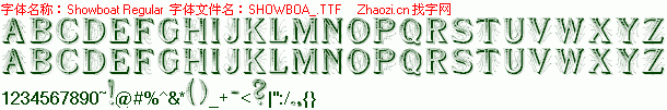 查看字体及作者详细介绍