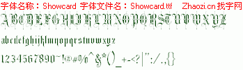 查看字体及作者详细介绍