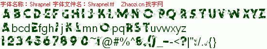 查看字体及作者详细介绍