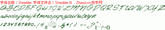 查看字体及作者详细介绍