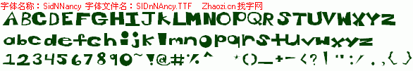 查看字体及作者详细介绍