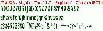 查看字体及作者详细介绍