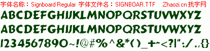 查看字体及作者详细介绍