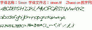 查看字体及作者详细介绍