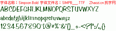 查看字体及作者详细介绍
