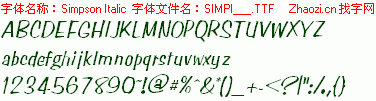 查看字体及作者详细介绍