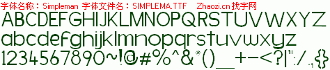 查看字体及作者详细介绍