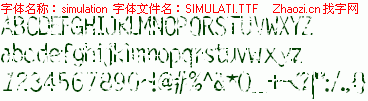 查看字体及作者详细介绍