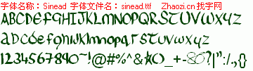查看字体及作者详细介绍