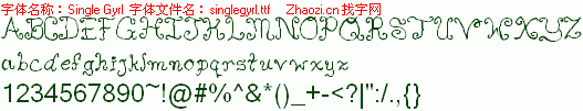 查看字体及作者详细介绍