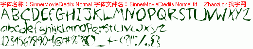 查看字体及作者详细介绍