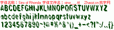 查看字体及作者详细介绍