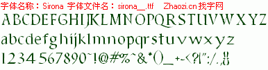 查看字体及作者详细介绍