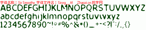 查看字体及作者详细介绍