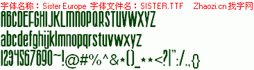 查看字体及作者详细介绍