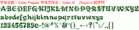 查看字体及作者详细介绍
