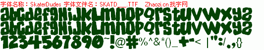 查看字体及作者详细介绍