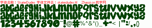 查看字体及作者详细介绍