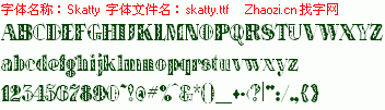 查看字体及作者详细介绍