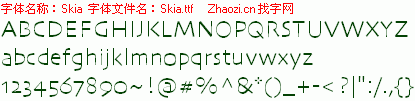 查看字体及作者详细介绍