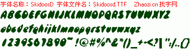 查看字体及作者详细介绍