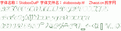 查看字体及作者详细介绍