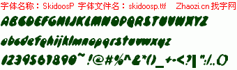 查看字体及作者详细介绍