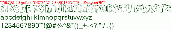 查看字体及作者详细介绍