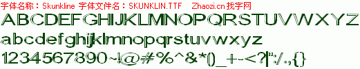 查看字体及作者详细介绍