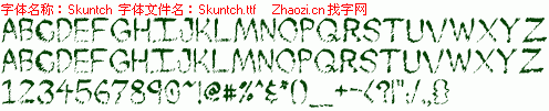 查看字体及作者详细介绍