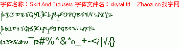 查看字体及作者详细介绍