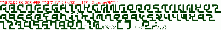 查看字体及作者详细介绍