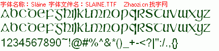 查看字体及作者详细介绍