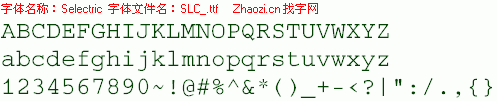 查看字体及作者详细介绍