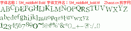 查看字体及作者详细介绍
